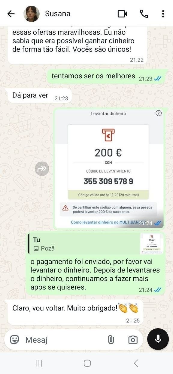 Zahlungs-Screenshot